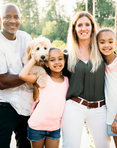 portrait-of-mixed-race-family-Ellis Family Law in Cary NC