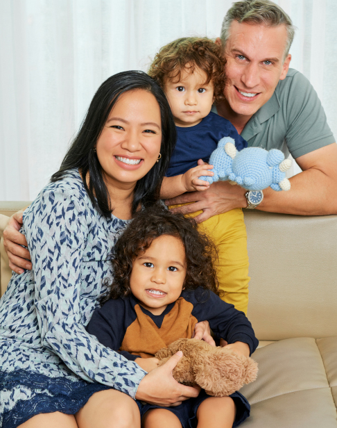 positive-parents-and-two-sons-Ellis Family Law in Cary NC