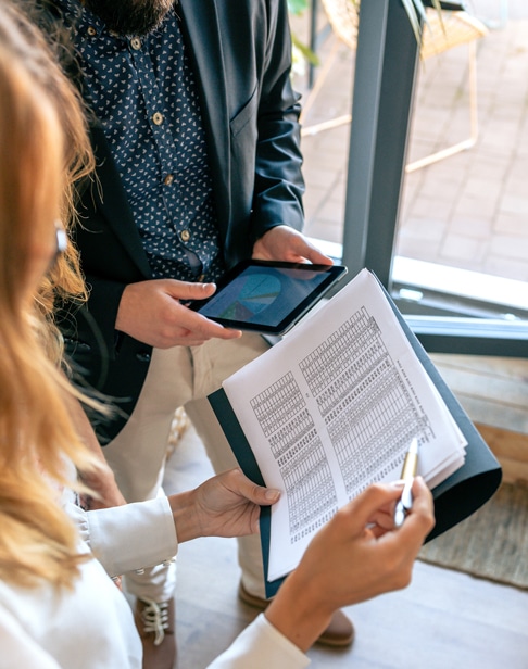 businesspeople-having-an-informal-work-meeting-property-division-lawyers-raleigh-ellis-family2