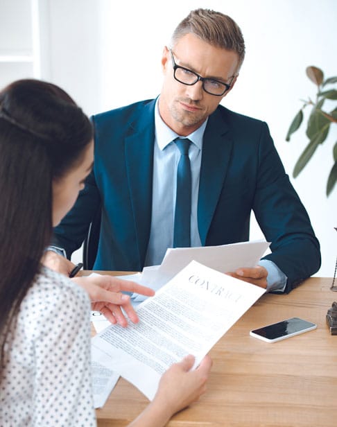 male-lawyer-looking-at-client-ralimony-ellis-family-law-chapel-hill