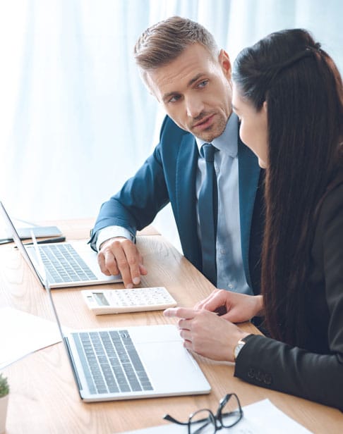 woman-discussing-contract-wake-forest-divorce-lawyers-ellis-family